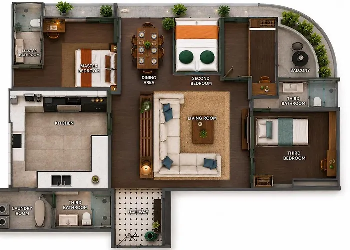 65 Inch Netflix Tv Bar Kitchen Skyline Terrace Apartamento Manila