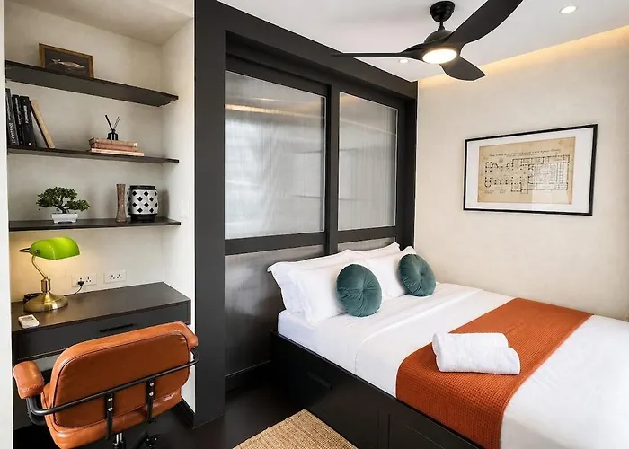 Apartamento 65 Inch Netflix Tv Bar Kitchen Skyline Terrace Manila