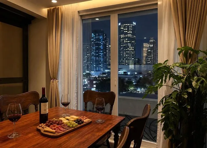 Apartamento 65 Inch Netflix Tv Bar Kitchen Skyline Terrace